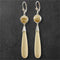 Mammoth Tooth Essential & Ivory Drop Earrings