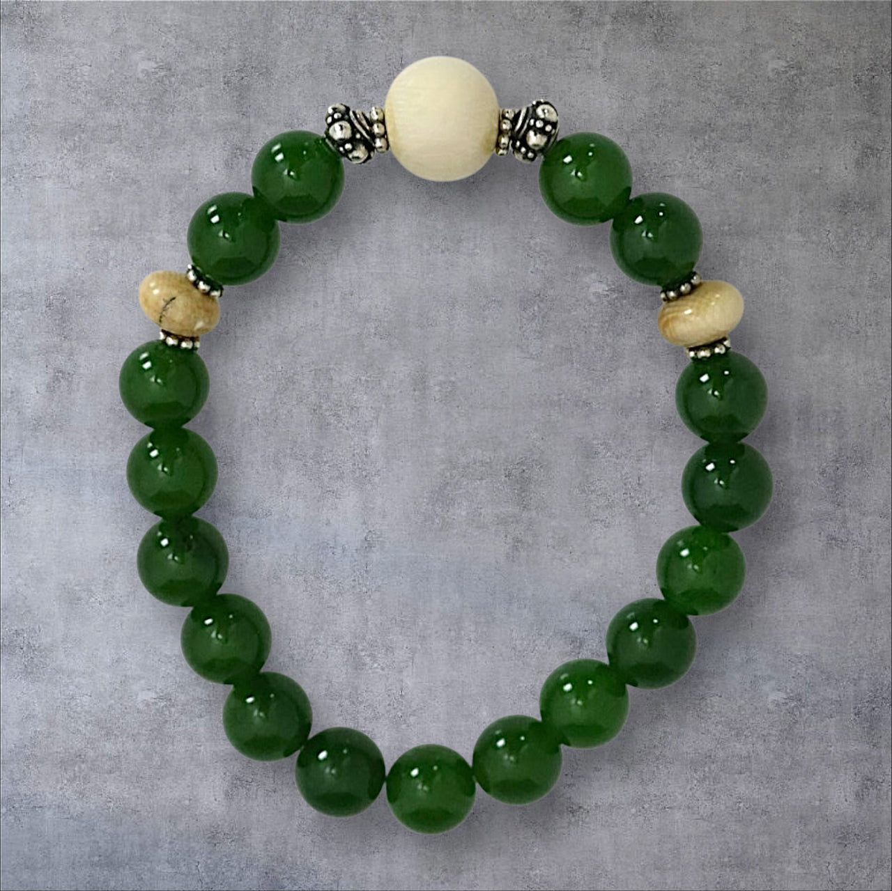 Ivory & Jade Bracelet