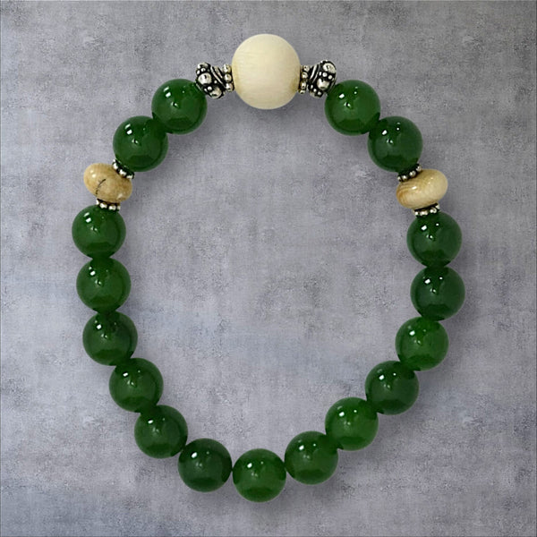 Ivory & Jade Bracelet