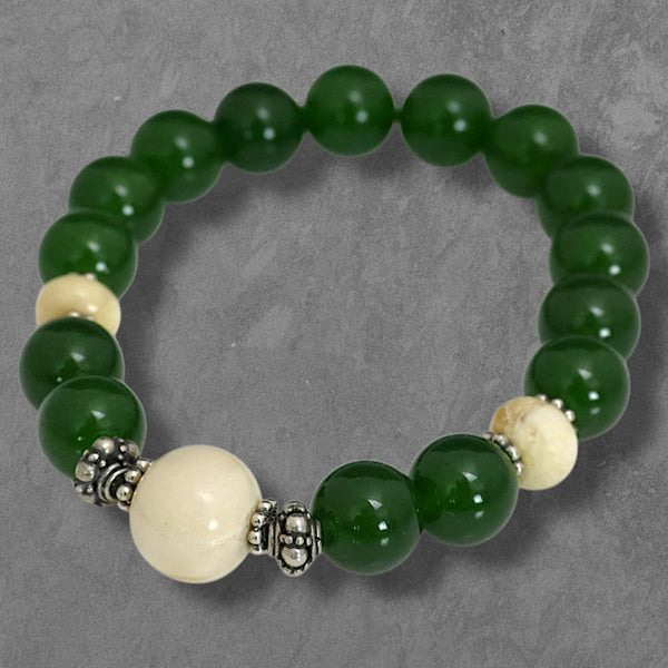 Ivory & Jade Bracelet