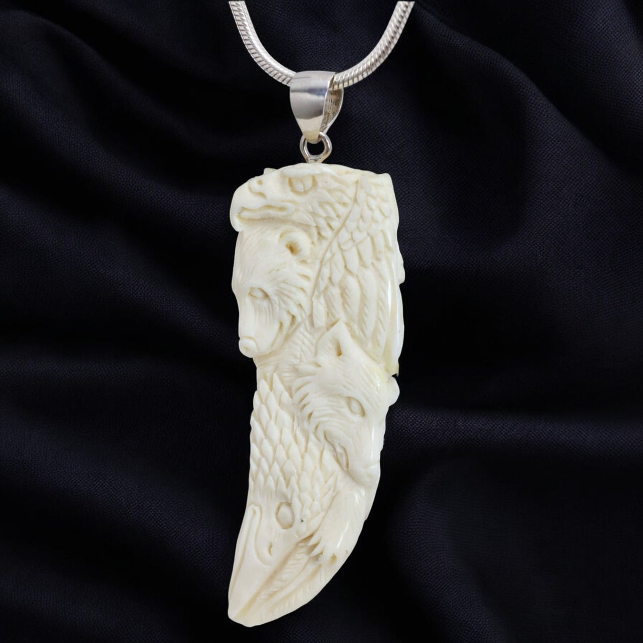 Eagle & Bear Pendant