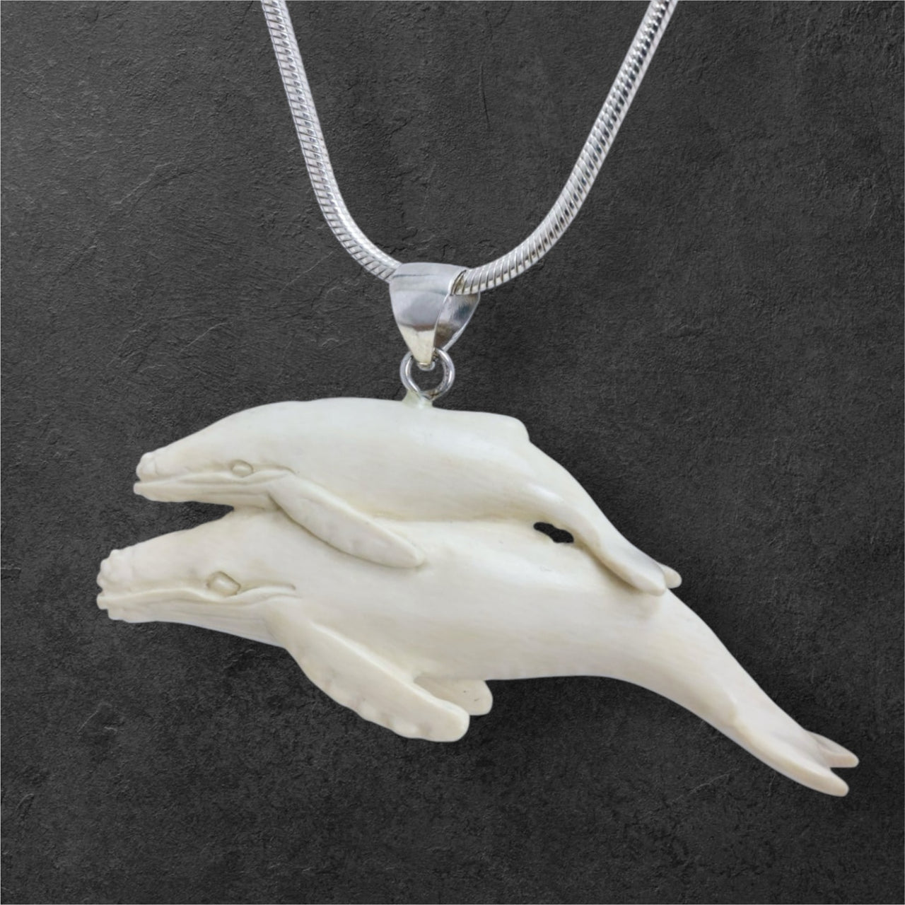 Whale & Baby Pendant