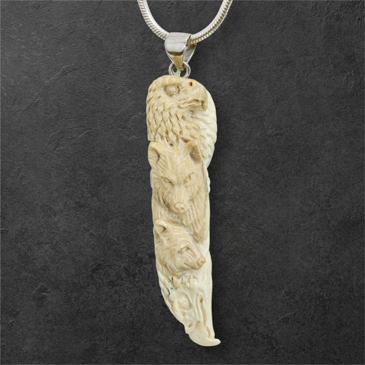 Eagle, Wolf & Bear Pendant