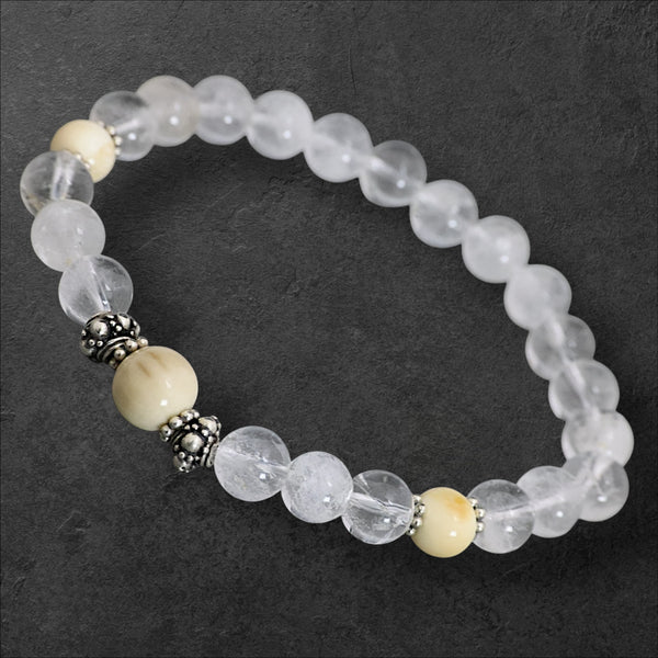 Ivory & Moonstone Bracelet