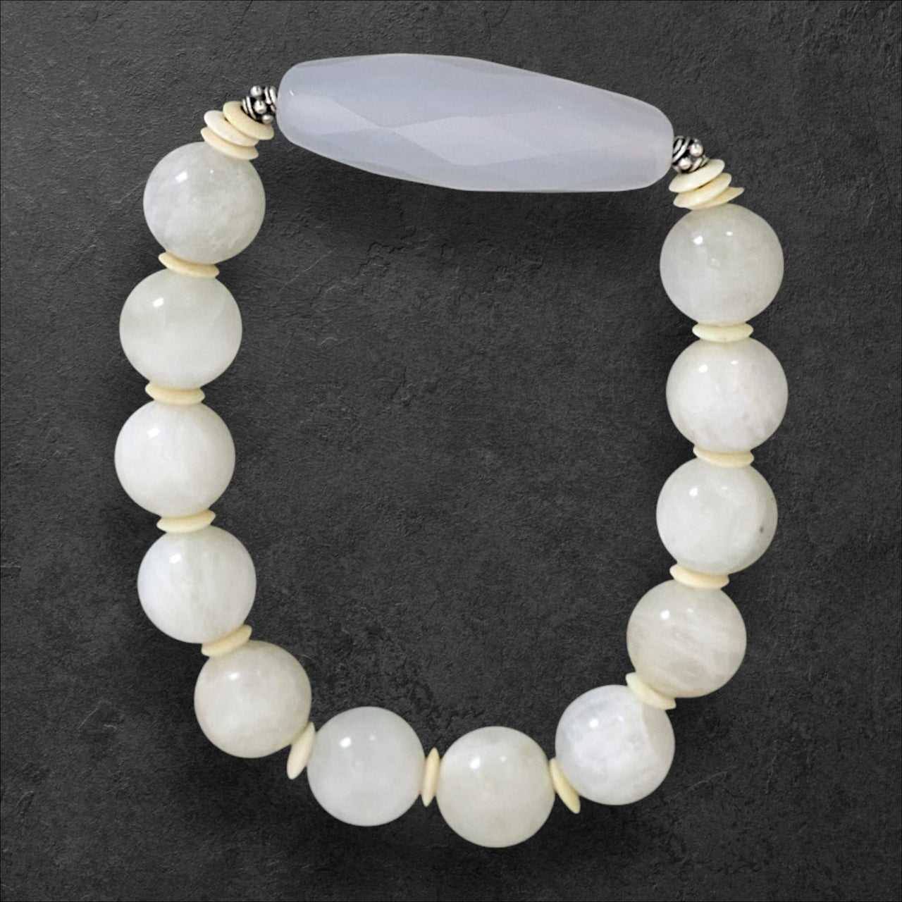 Ivory & Moonstone Bracelet