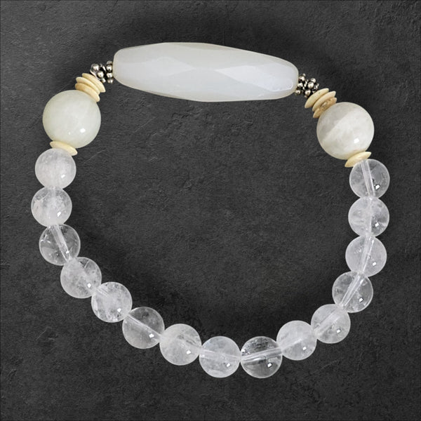Ivory & Moonstone Bracelet
