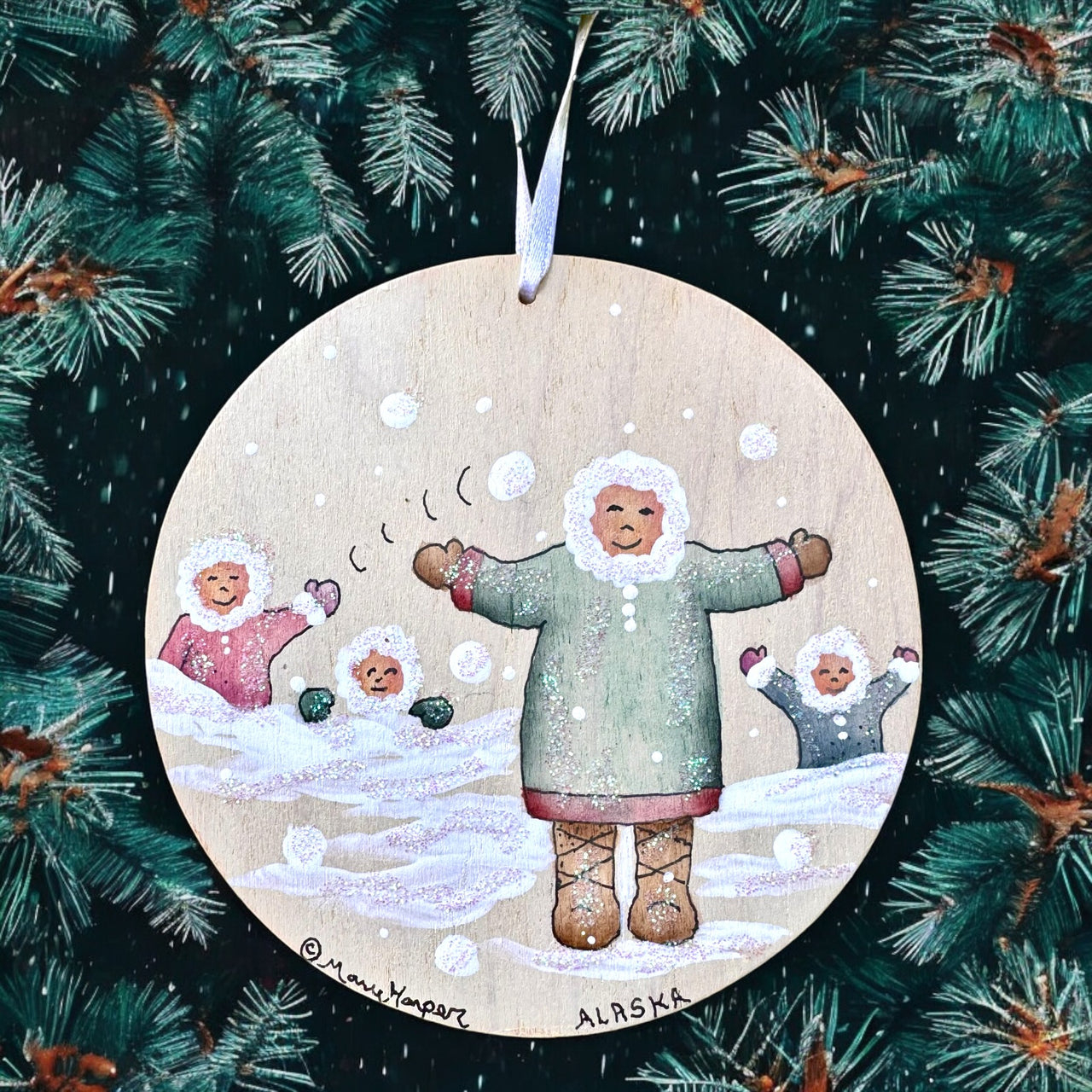 Snowballs Ornament