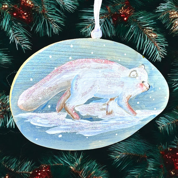 Arctic Fox Ornament