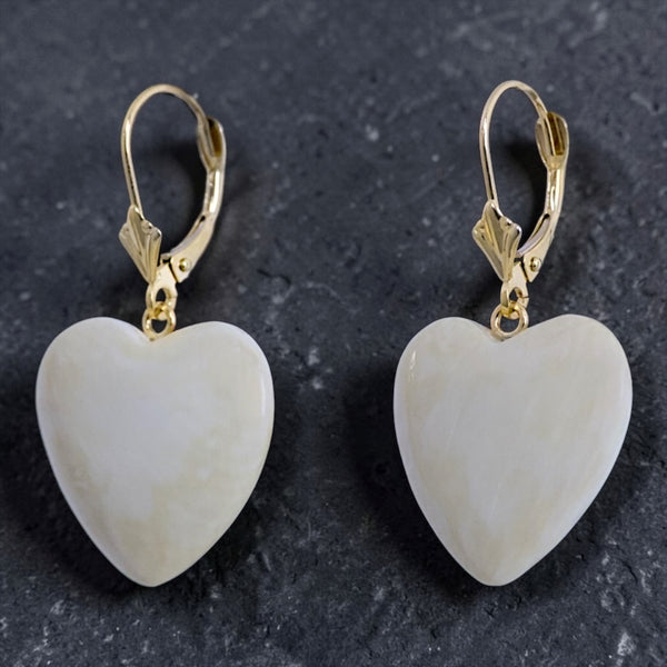 Heart Drop Earrings