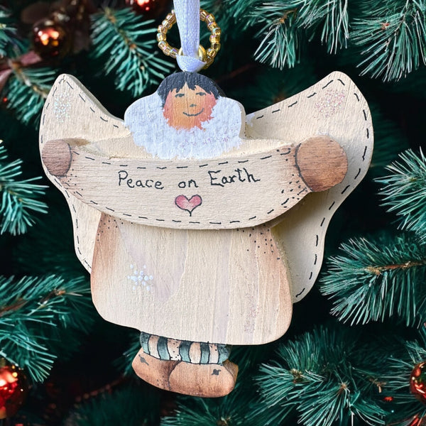 Eskimo Angel / Halo Ornament