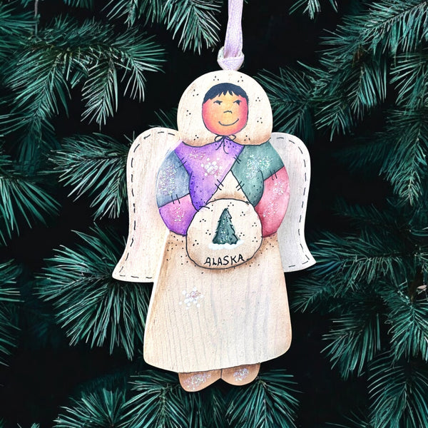 Large Eskimo Angel Ornament