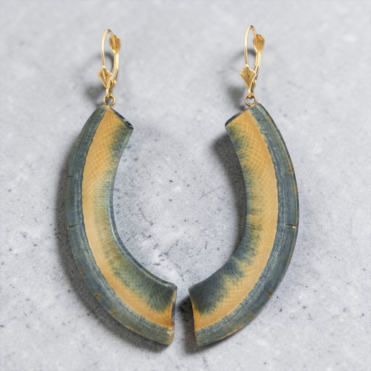 Ivory & Gold Earrings