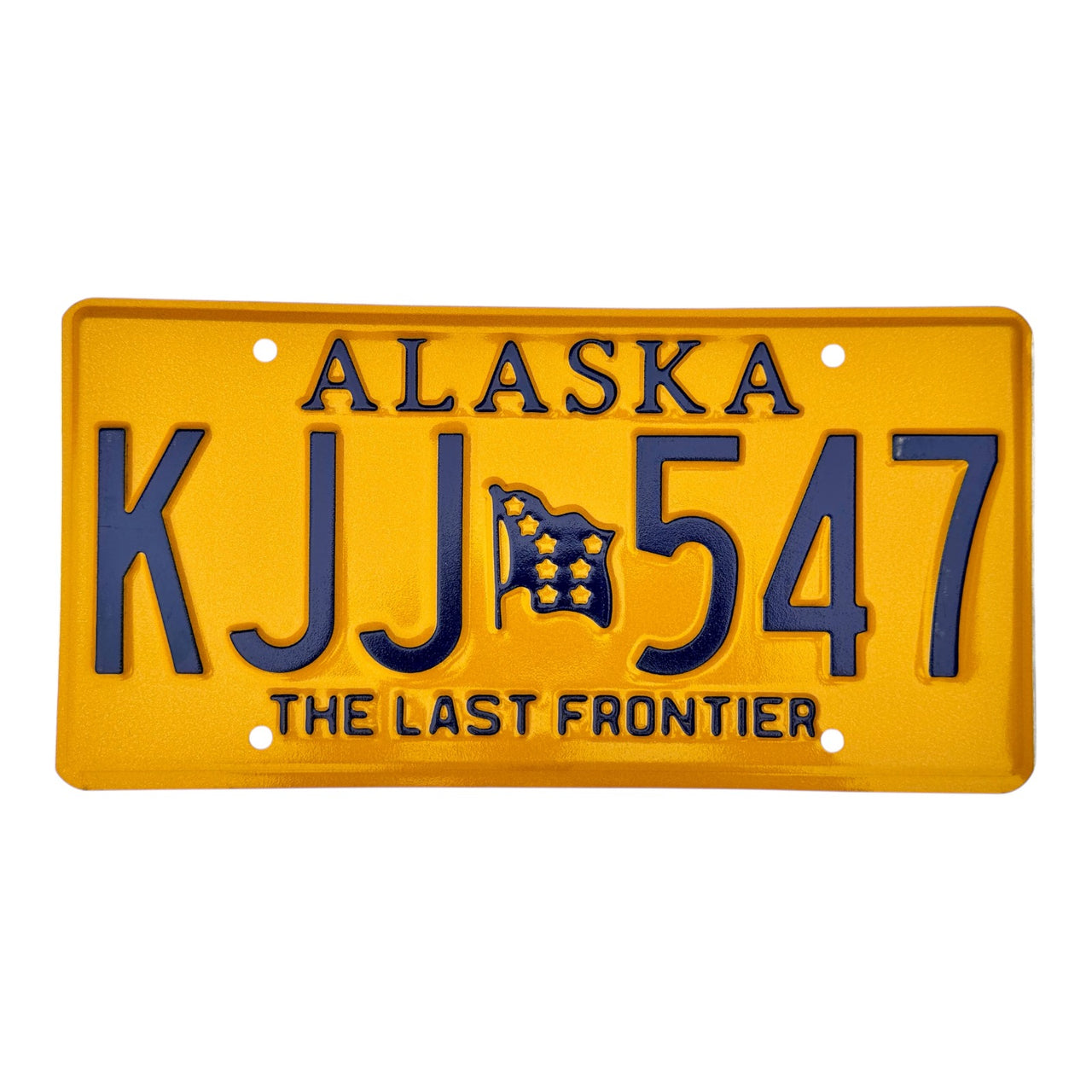 Alaska Yellow License plate