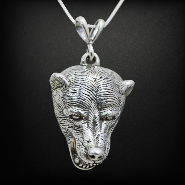 Bear Head Pendant