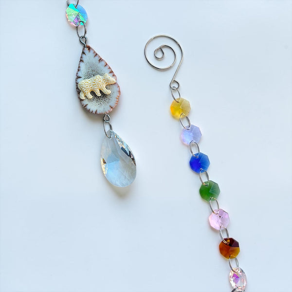 Antler Suncatcher - Bear