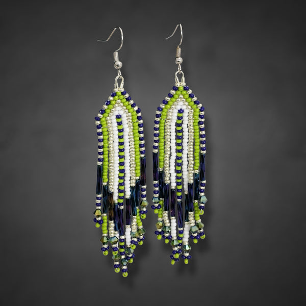 Beaded Glass Earrings