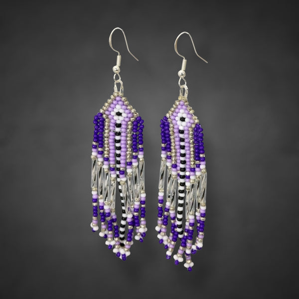 Beaded Glass Earrings