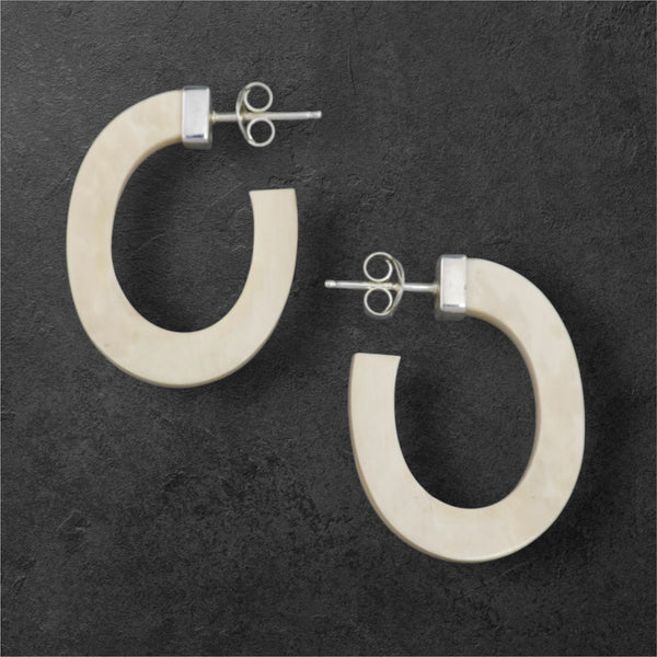 Ivory Flat Hoop