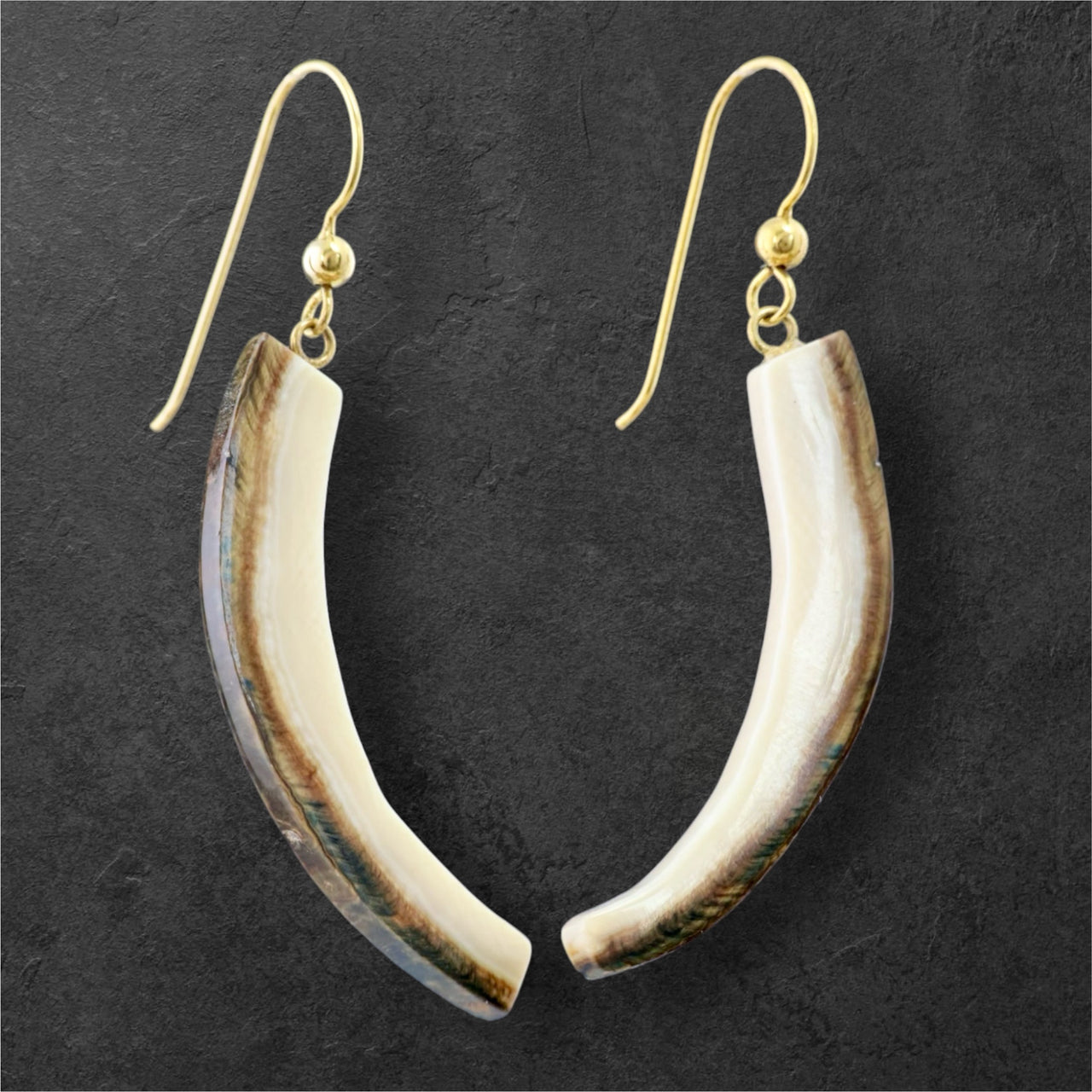 Mammoth Ivory Tusk Earrings