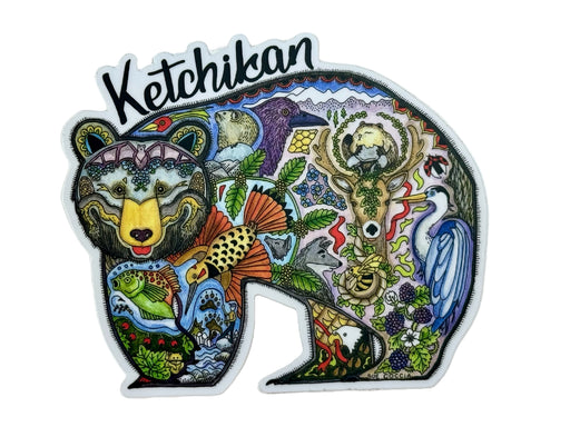 Ketchikan Black Bear Sticker – Fish Creek Company