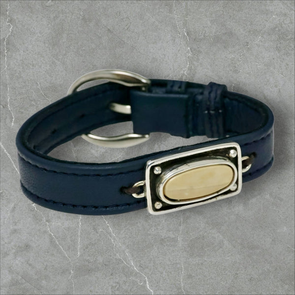 Ivory & Leather Bracelet