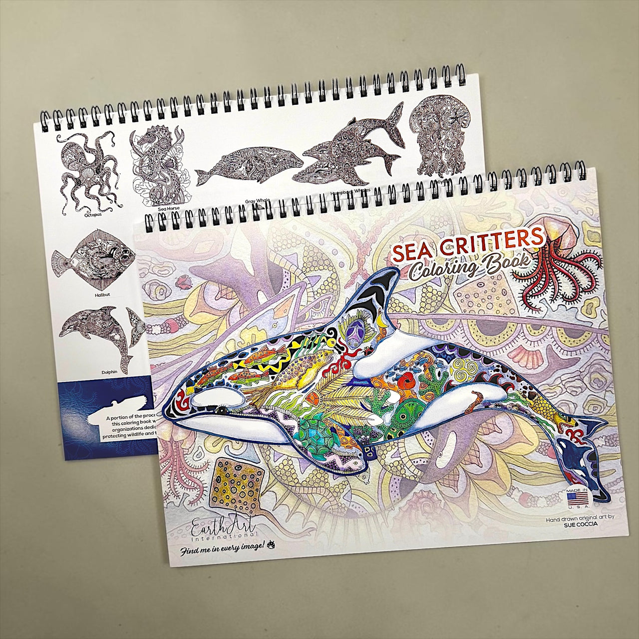 Sea Critters Coloring Book