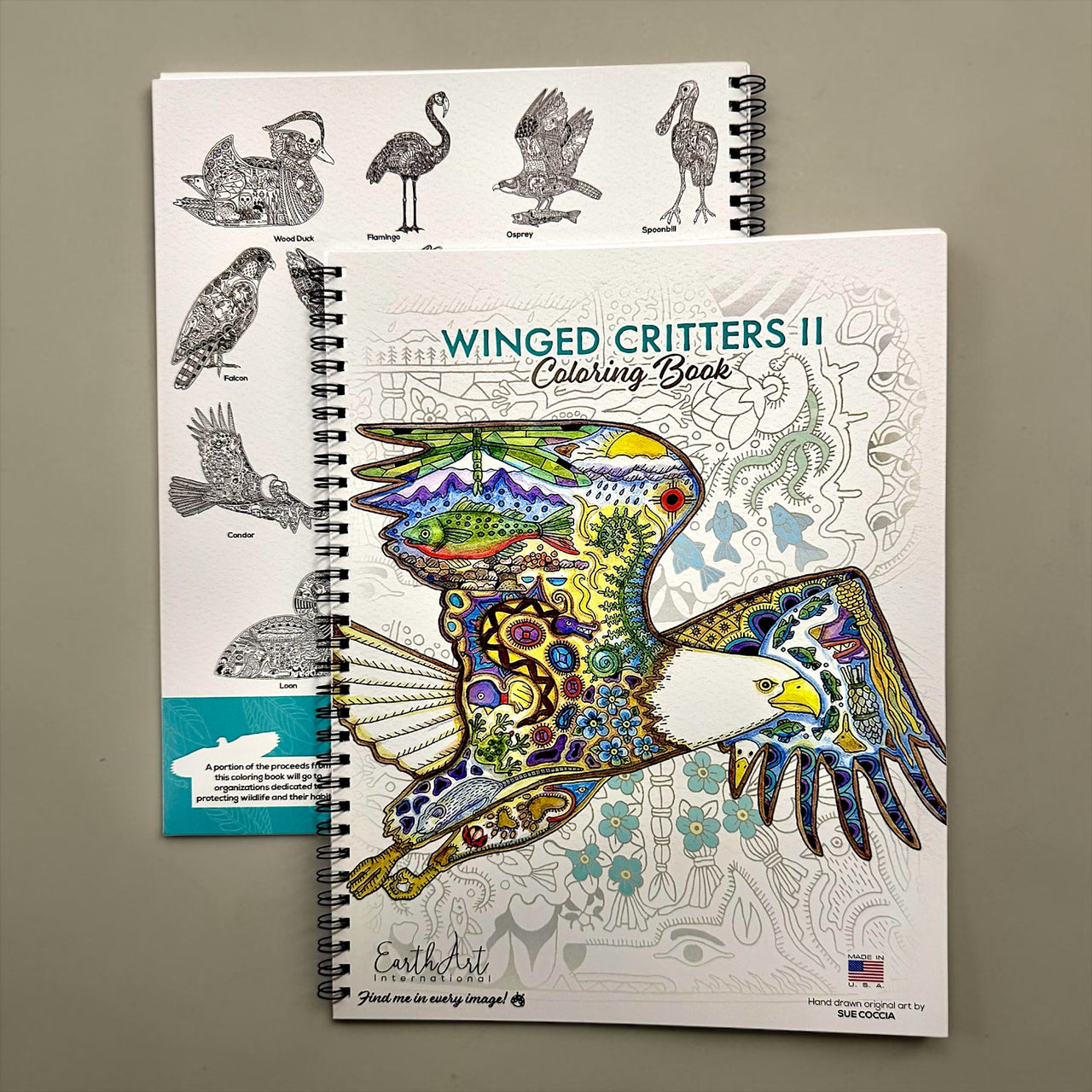 Winged Critters 2 Coloring Book