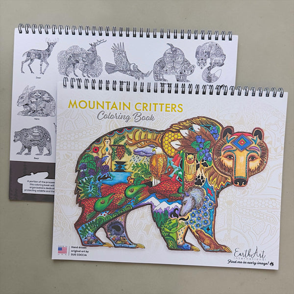Mountain Critters Coloring Book