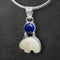 Ivory & Lapis Bear Pendant