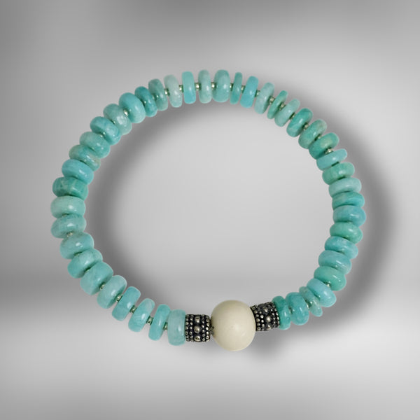 Ivory & Amazonite Bracelet