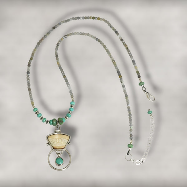 Ivory & Turquoise Necklace