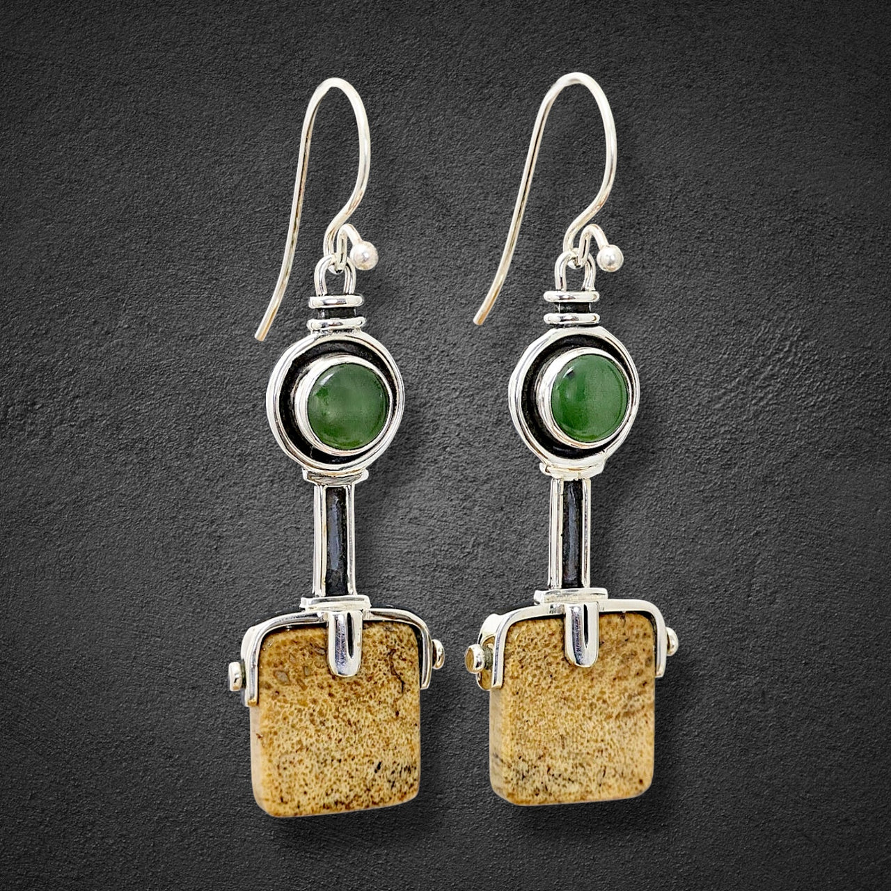 Oosik & Jade Earrings