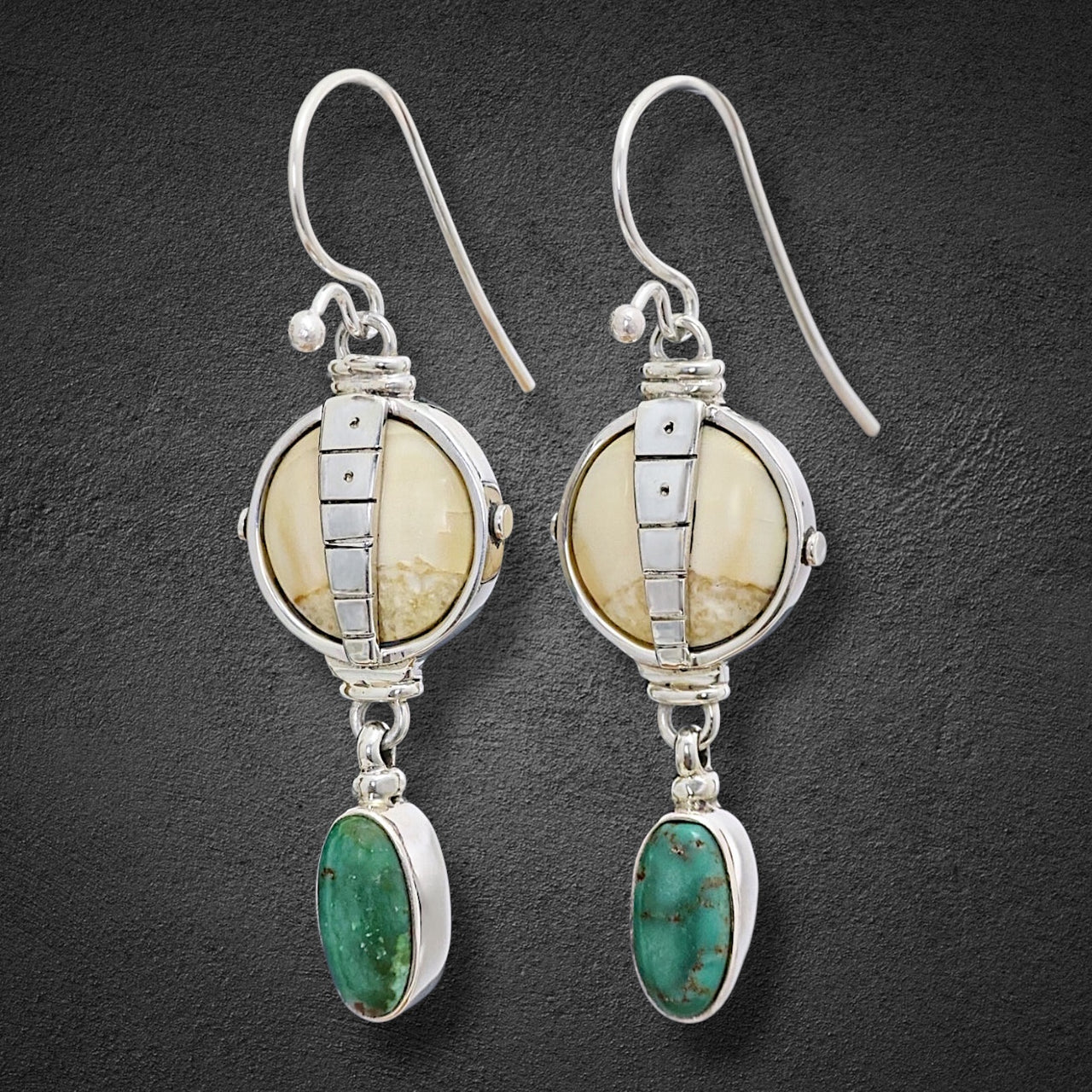 Ivory & Turquoise Earrings