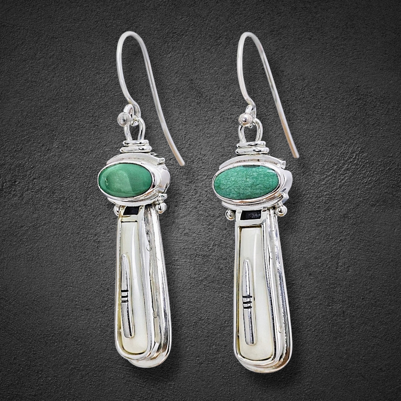 Ivory & Turquoise Earrings
