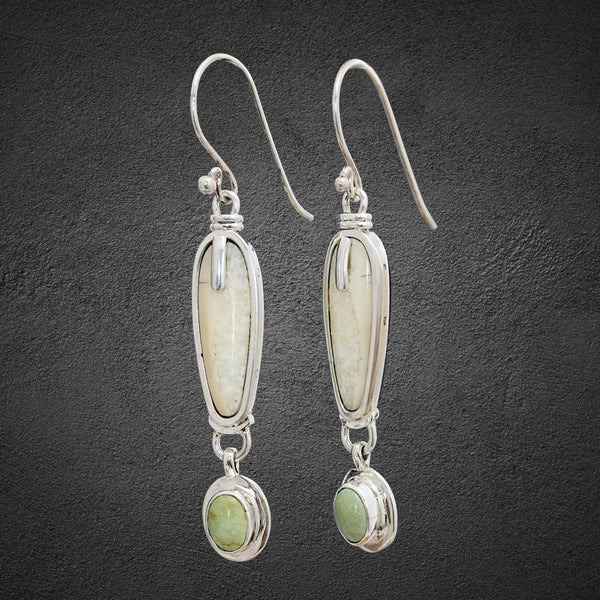 Ivory & Turquoise Earrings