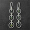 Three Circles Jade Earring