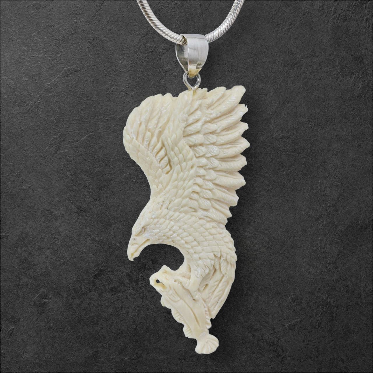 Eagle & Salmon Pendant