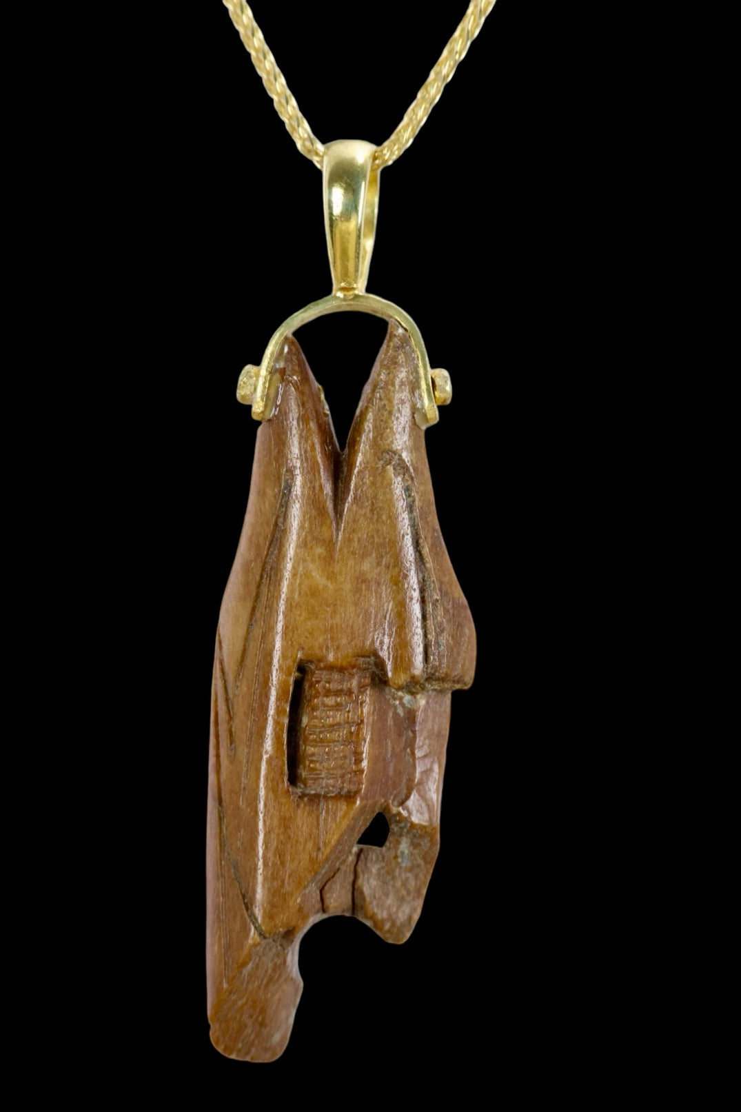 Ivory & Gold Pendant – Fish Creek Company