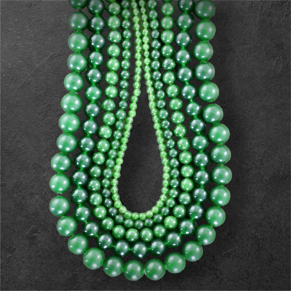 6mm Jade Bead Necklace