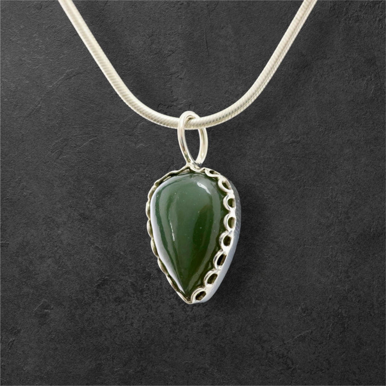 Jade Drop Pendant