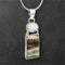Mammoth Tooth & Larimar Pendant