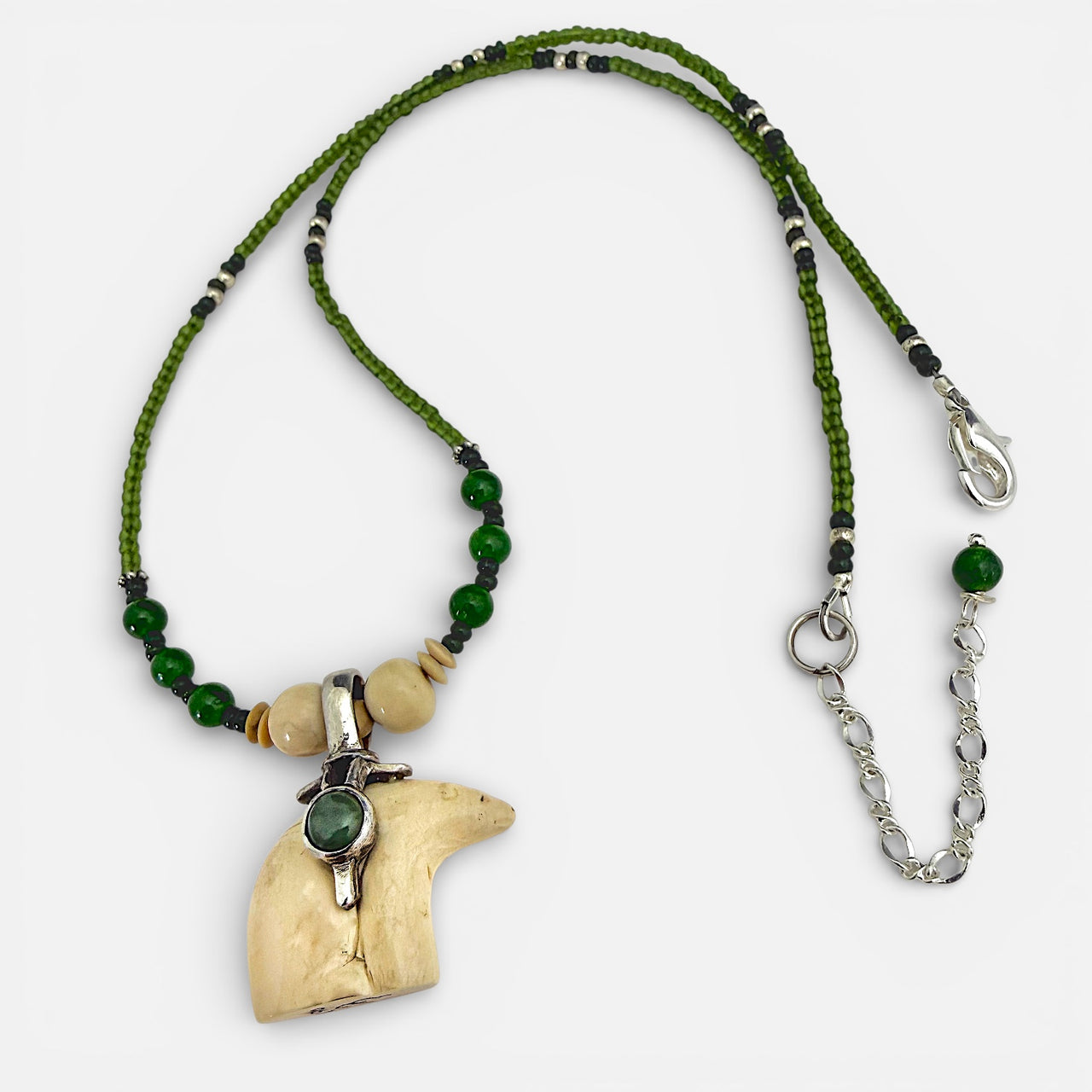 Ivory & Jade Necklace