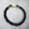 Ivory Jade & Jet Bracelet