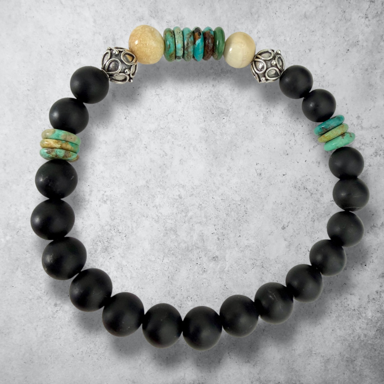 Ivory & Jet Bracelet