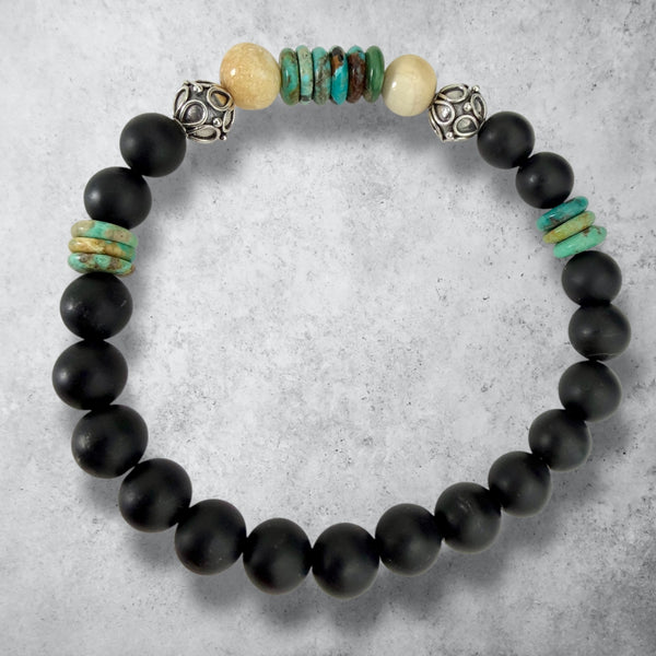 Ivory & Jet Bracelet