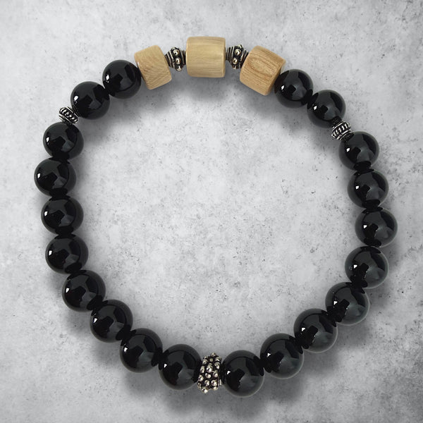Ivory & Obsidian Bracelet