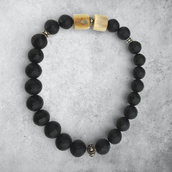 Ivory & Jet Bracelet