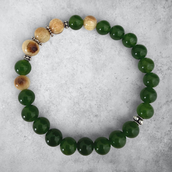 Ivory & Jade Bracelet