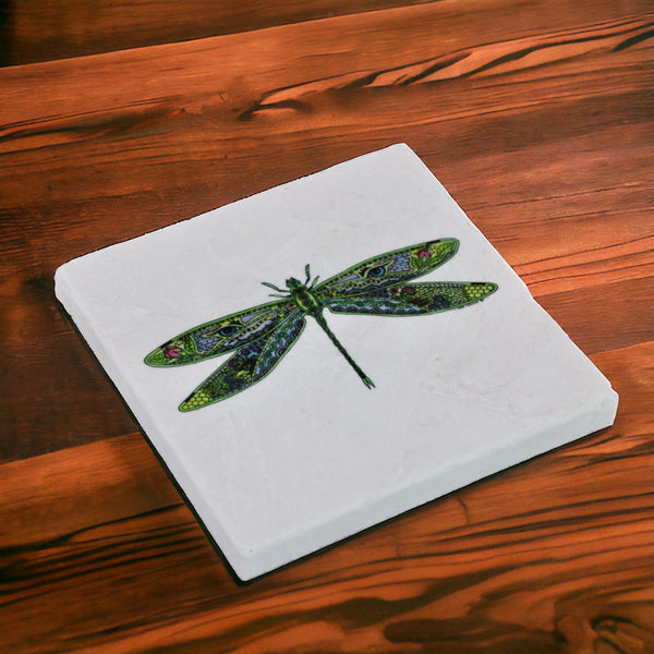 Marble Dragonfly Coaster