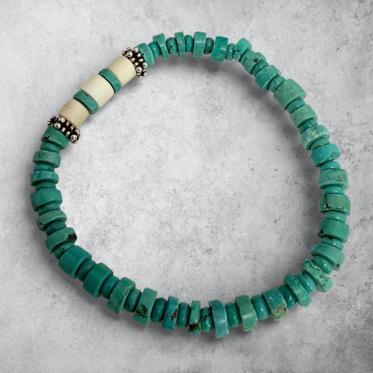 Ivory & Turquoise Bracelet